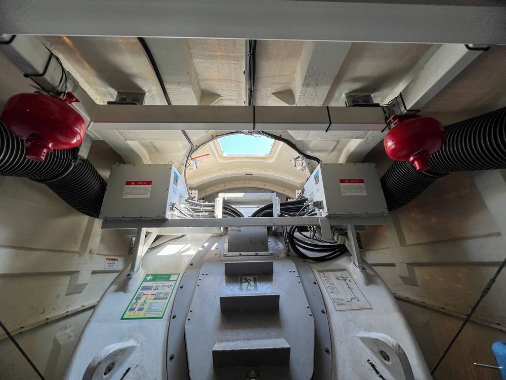 Inside wind turbine